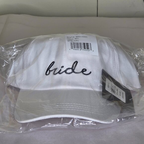 Bellissima Collection Women's Bride Baseball Cap - Picture 2 of 4